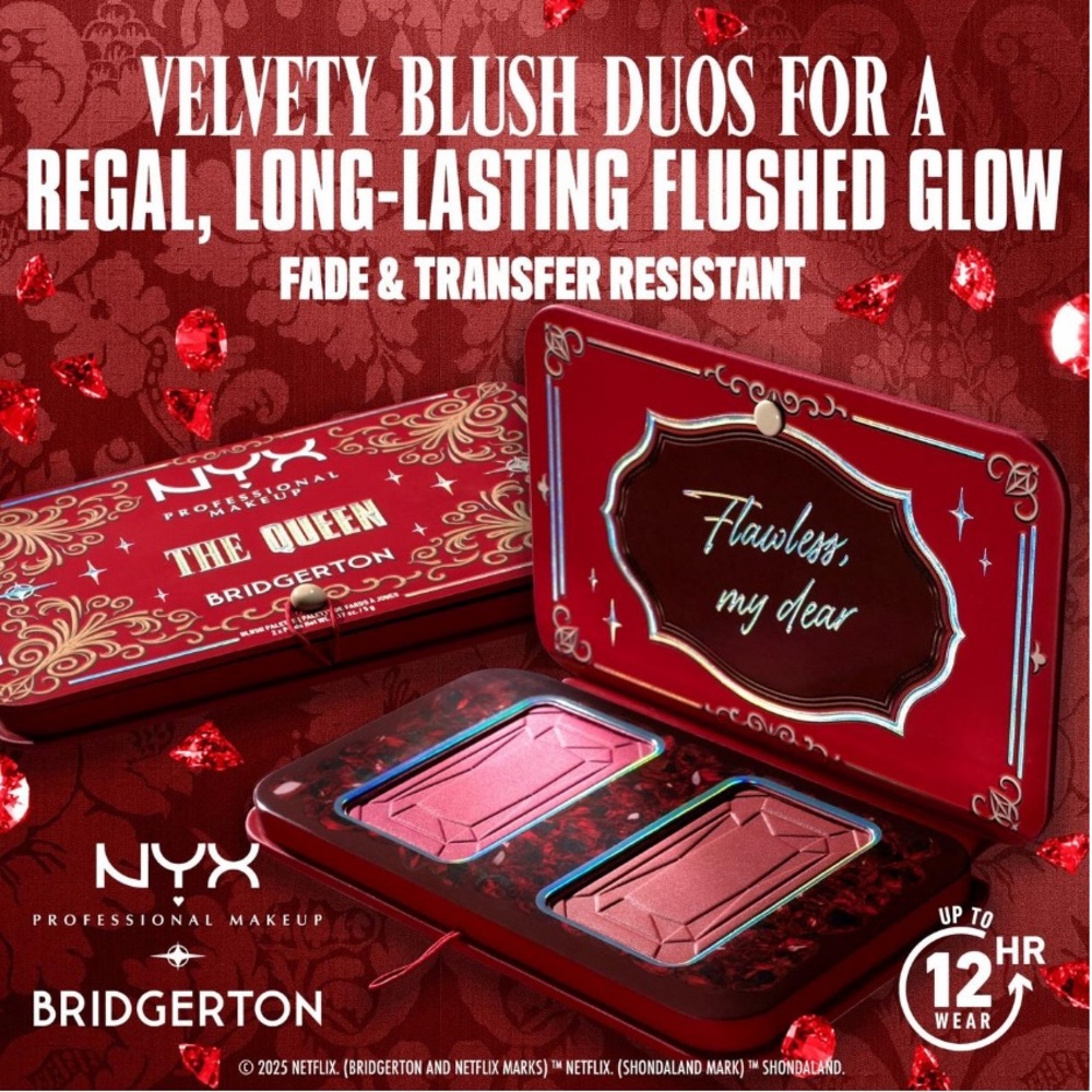 NYX Bridgerton Buttermelt Royal Blush Duo “The Queen” - Picture 7 of 8